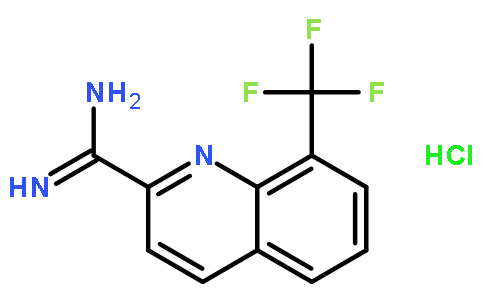 8-(三氟甲基)喹啉-2-羧酰胺鹽酸鹽