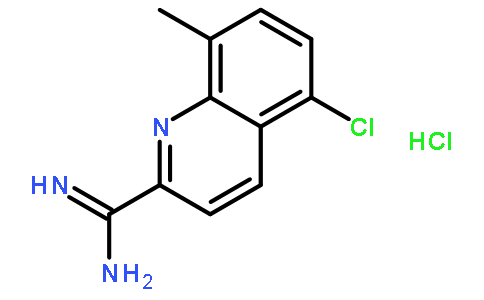 5-氯-8-甲基喹啉-2-羧酰胺鹽酸鹽