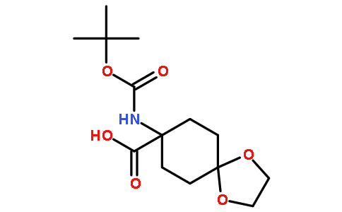 8-(Boc-氨基)-1,4-二噁螺[4.5]癸烷-8-羧酸