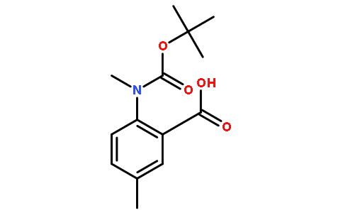 2-[[(1,1-二甲基乙氧基)羰基]甲基氨基]-5-甲基苯甲酸