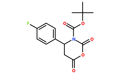 4-(4-氟-苯基)-2,6-二氧代-[1,3]噁嗪烷-3-羧酸叔丁酯