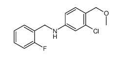 3-Chloro-N-(2-fluorobenzyl)-4-(methoxymethyl)aniline