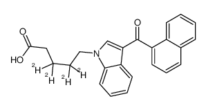 5-[3-(1-Naphthoyl)-1H-indol-1-yl](3,3,4,4-2H4)pentanoic acid