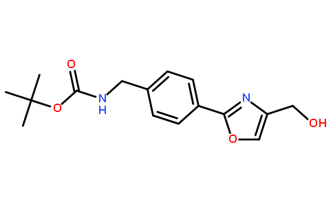 [4-(4-羟基甲基-噁唑-2-基)-苄基]-氨基甲酸叔丁酯