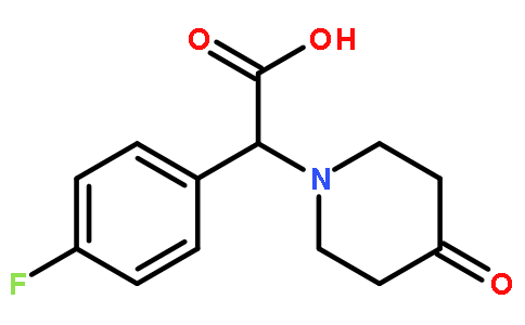 (4-氟苯基)-(4-氧代-1-哌啶)-乙酸