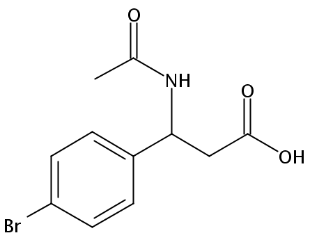 Beta-(乙酰基氨基)-4-溴苯丙酸