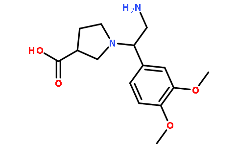 1-[2-氨基-1-(3,4-二甲氧基苯基)-乙基]-吡咯烷-3-羧酸