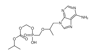[(2R)-1-(6-aminopurin-9-yl)propan-2-yl]oxymethyl-(propan-2-yloxycarbonyloxymethoxy)phosphinic acid