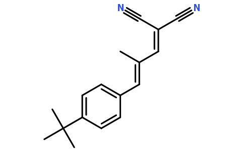 反式-2-[3-(4-叔丁基苯基)-2-甲基-2-丙烯]丙二腈