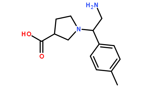 1-[2-氨基-1-(p-苯甲基)乙基]吡咯烷-3-羧酸
