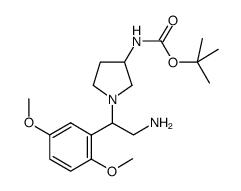 3-N-boc-氨基-1-[2-氨基-1-(2,5-二甲氧基苯基)-乙基]-吡咯烷