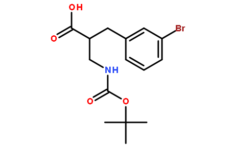 2-N-Boc-2-氨基甲基-3-(3-溴苯基)-丙酸