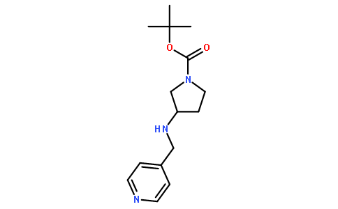1-Boc-3-N-(吡啶-4-甲基)-氨基吡咯烷