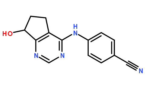4-[(6,7-二氢-7-羟基-5H-环戊并嘧啶-4-基)氨基]苯甲腈