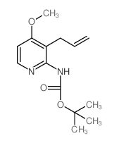 tert-butyl N-(4-methoxy-3-prop-2-enylpyridin-2-yl)carbamate
