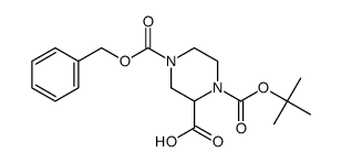 1-叔丁氧羰基-4-苄氧羰基-2-哌嗪羧酸