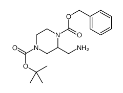 4-叔丁基 2-(氨基甲基) 哌嗪-1,4-二羧酸－1-苄酯