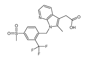 2-[2-methyl-1-[[4-methylsulfonyl-2-(trifluoromethyl)phenyl]methyl]pyrrolo[2,3-b]pyridin-3-yl]acetic acid