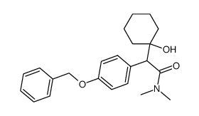 1-[(4-Benzyloxyphenyl)-(dimethylcarbamoyl)methyl]cyclohexanol
