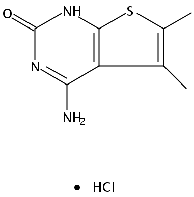 4-氨基-5,6-二甲基噻吩并[2,3-D]嘧啶-2(1H)-酮盐酸盐