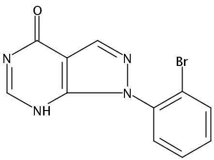 1-(2-Bromophenyl)-1,5-dihydro-4H-pyrazolo[3,4-d]pyrimidin-4-one
