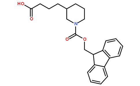 4-[1-(9H-芴-9-基甲酯基<甲氧羰基>)-3-哌啶基]丁酸