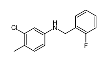 Benzenemethanamine, N-(3-chloro-4-methylphenyl)-2-fluoro
