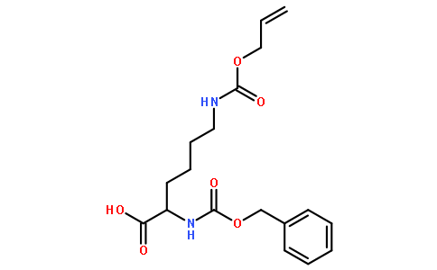 (S)-6-(((烯丙氧基)羰基)氨基)-2-(((苄氧基)羰基)氨基)己酸 二环己基胺