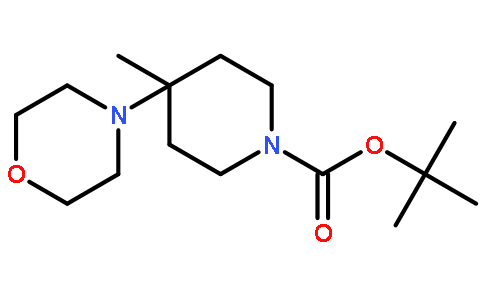1-Boc-4-甲基-4-吗啉-4-基-哌啶
