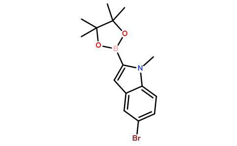 5-溴-1-甲基吲哚-2-硼酸频那醇酯