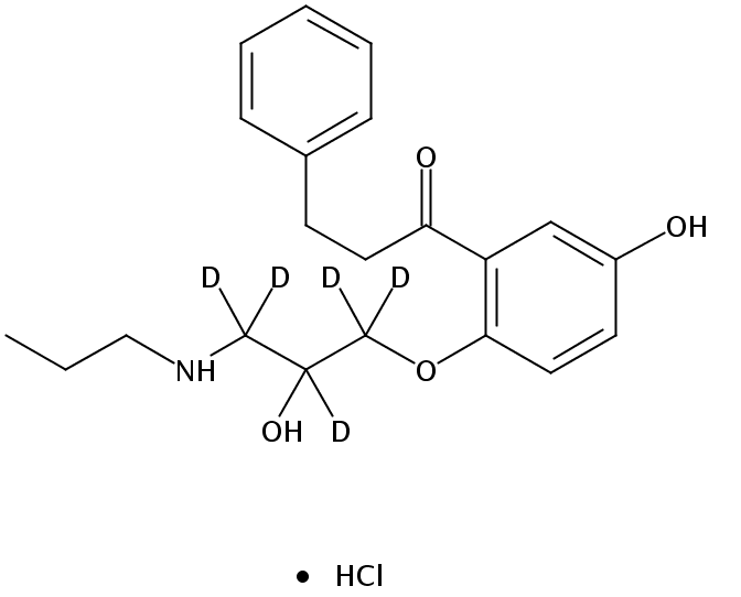 5-Hydroxy Propafenone (D5 Hydrochloride)