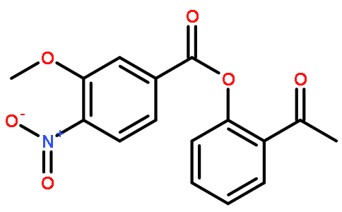 (2-acetylphenyl) 3-methoxy-4-nitrobenzoate