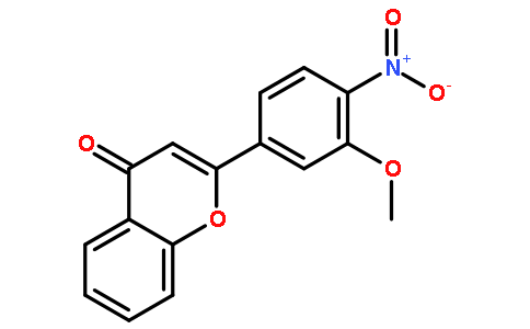 2-(3-methoxy-4-nitrophenyl)chromen-4-one