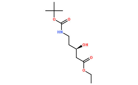 (R)-N-Boc-5-氨基-3-羟基-戊酸乙酯