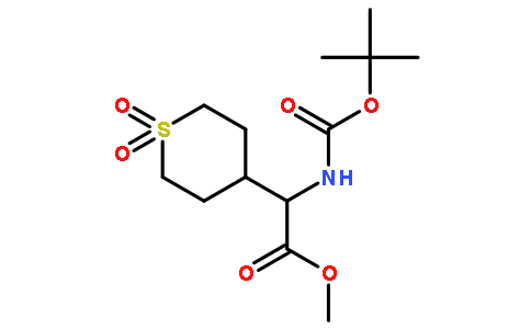 2-(boc-氨基)-2-(1,1-二氧代-4-四氢硫代吡喃)乙酸甲酯