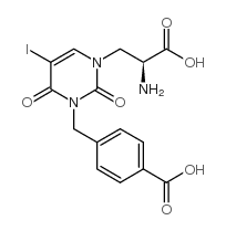 UBP 301,(αS)-α-Amino-3-[(4-carboxyphenyl)methyl]-3,4-dihydro-5-iodo-2,4-dioxo-1(2H)-pyrimidinepropanoicacid