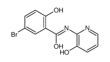5-bromo-2-hydroxy-N-(3-hydroxypyridin-2-yl)benzamide