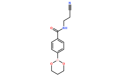 N-(2-CYANOETHYL)-4-(1,3,2-DIOXABORINAN-2-YL)BENZAMIDE