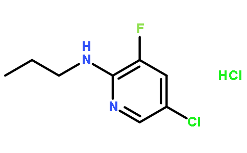 5-氯-3-氟-2-(N-丙基氨基)吡啶盐酸盐