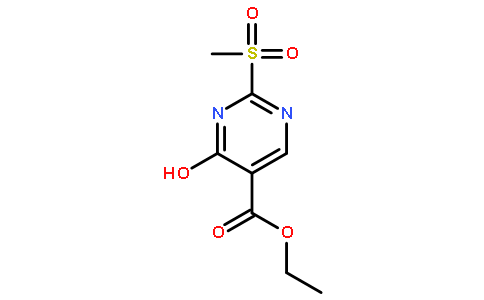 4-羟基-2-(甲基磺酰基)嘧啶-5-羧酸乙酯
