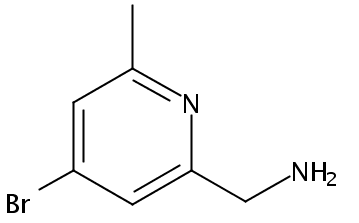 4-溴-6-甲基吡啶-2-基甲胺