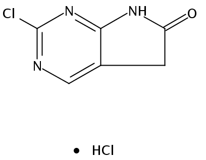 2-Chloro-5H-pyrrolo[2,3-d]pyrimidin-6(7H)-one hydrochloride
