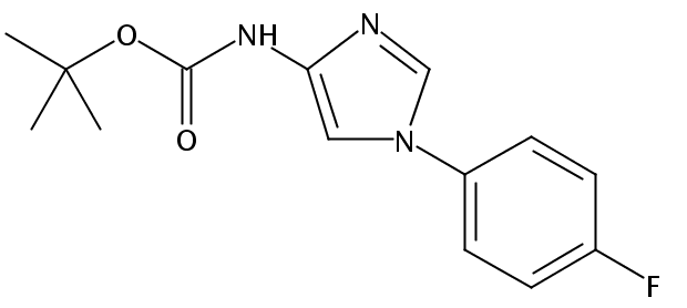 tert-Butyl (1-(4-fluorophenyl)-1H-imidazol-4-yl)carbamate