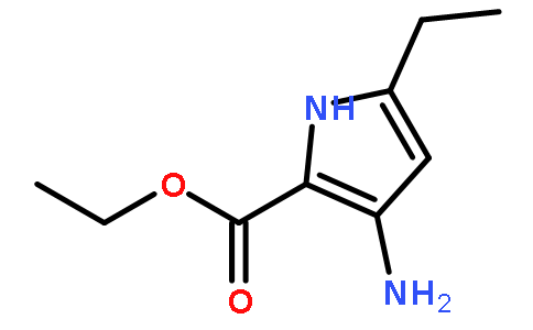 3-氨基-5-乙基-1H-吡咯-2-羧酸乙酯