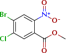 2-硝基-4-溴-5-氯苯甲酸甲酯
