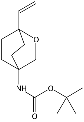 tert-butyl 1-vinyl-2-oxa-bicyclo[2.2.2]octan-4-ylcarbamate