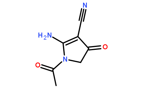 1-乙酰基-2-氨基-4-氧代-4,5-二氢-1H-吡咯-3-甲腈