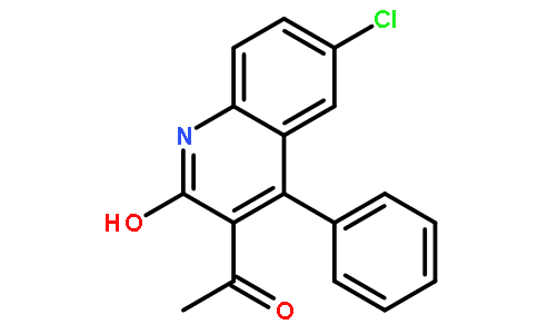 1-(6-氯-2-羟基-4-苯基-喹啉-3-基)-乙酮