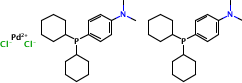 Bis[(dicyclohexyl)(4-dimethylaminophenyl)phosphine]palladium(II)chloride,(A-caPhos)2PdCl2