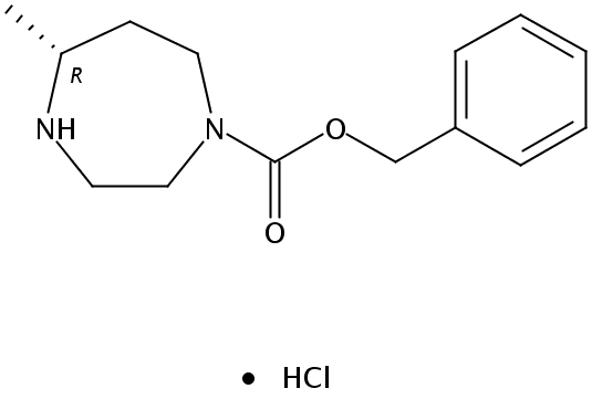 (5R)-5-甲基-1,4-二氮杂环庚烷-1-羧酸苄酯盐酸盐